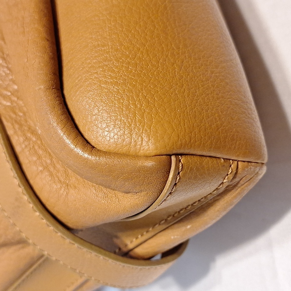 Tan Leather Shoulder Bag - Picture 7 of 12